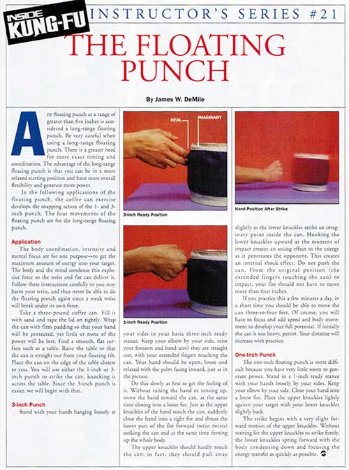 James DeMile 1-inch Punch Article